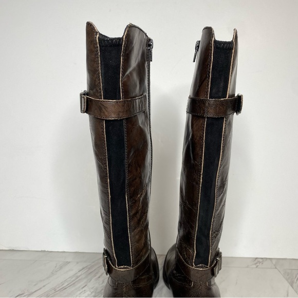 Born Gibb Knee High Wide Calf Brown Leather Boot 7 1/2 M - Picture 5 of 16